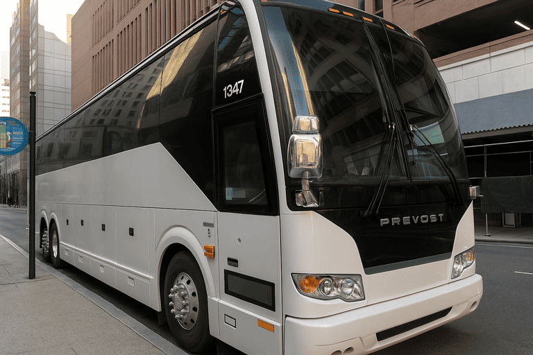 a Redford Charter Bus coach bus