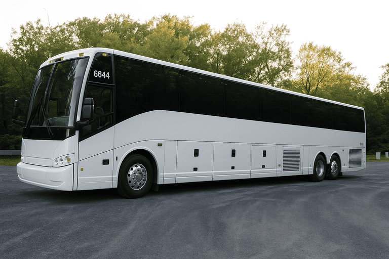 exterior of Redford Charter Bus coach bus