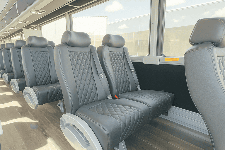 interior of Redford Charter Bus charter bus