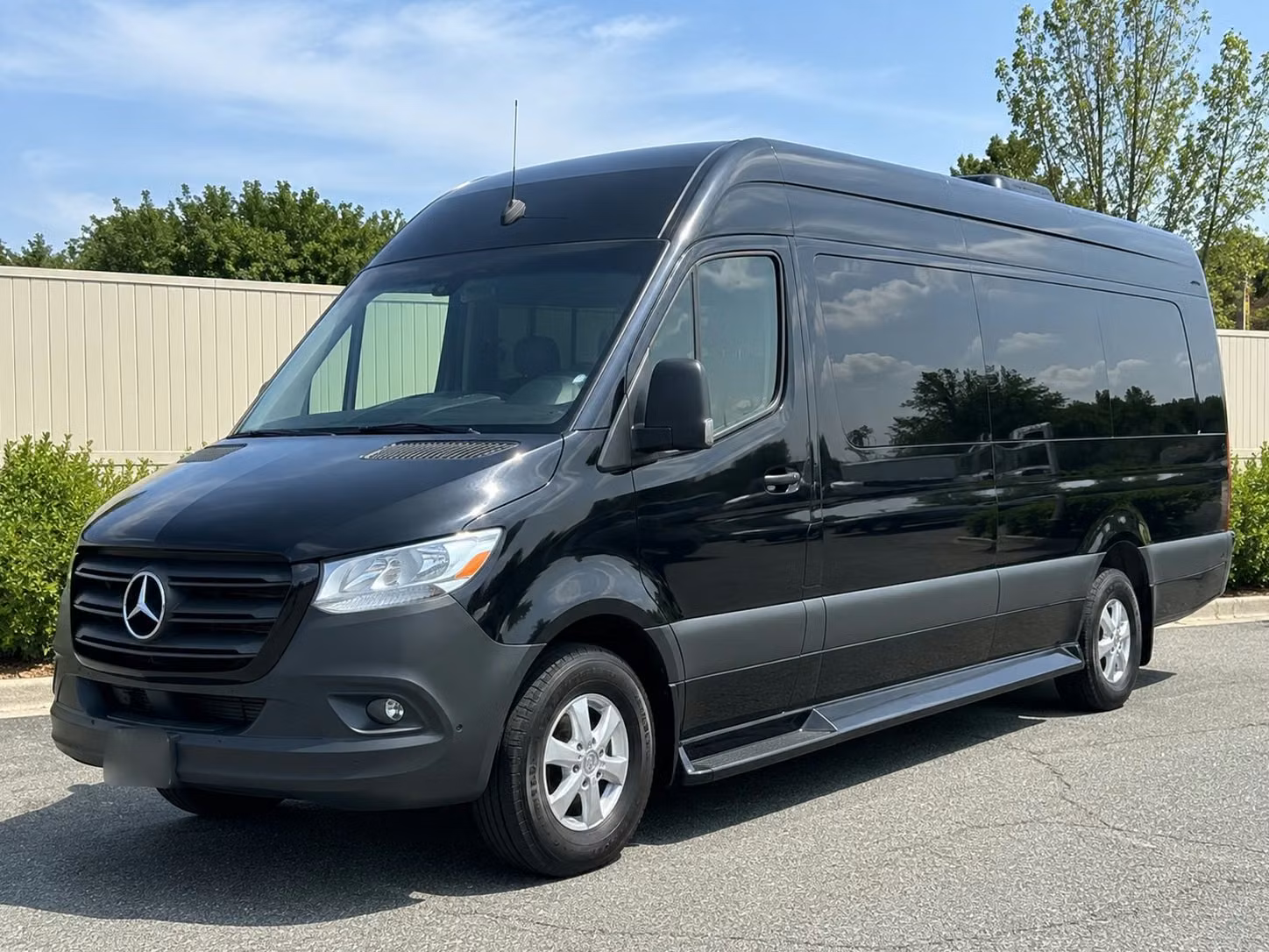 sprinter van with driver